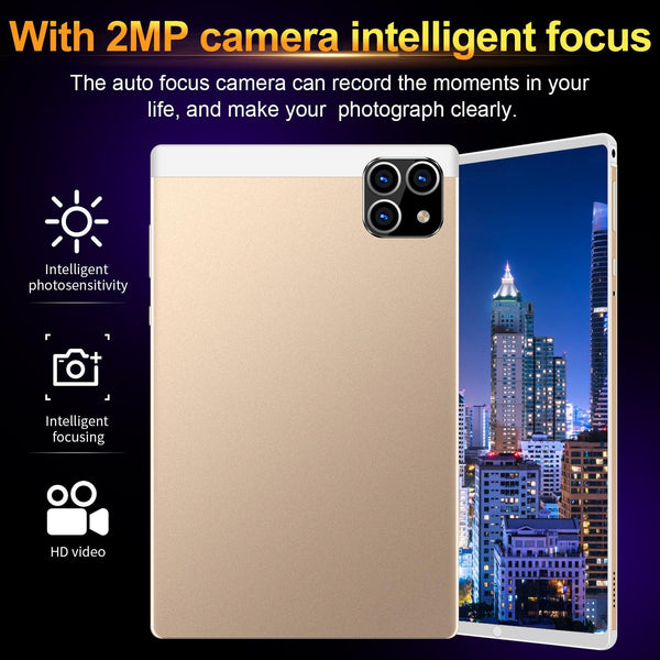 K10 3G Phone Call Tablet PC, 8.0 inch, 2GB+16GB, Android 7.0 MT6592 Octa Core, Support Dual SIM, WiFi, BT, GPS (Black)