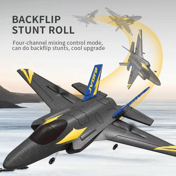 Z-57 4-channel Remote Control Stunt Tumbling Aircraft Glider Fixed-wing Foam Aircraft Model Single Battery