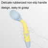 Children Eating Training Tableware Baby Bendable Silicone Soft Spoon, Color: Yellow