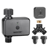 NADSTER US Plug Bluetooth WiFi Remote Automatic Timed Flower Watering Controller, Specification: Dual Outlet