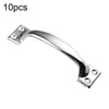 10pcs 5 inch Bow-Shaped Stainless Steel Door Handle Simple Window And Cabinet Drawer Handle