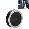Car Wireless Bluetooth Controller Mobile Phone Multimedia Multi-functional Steering Wheel Remote Controller(Silver)