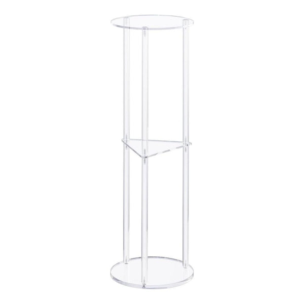 3 Layer Acrylic Round Table Bedroom Living Room Wine Table(130)