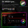 COOLMOON Y360 Round Tube Multi-interface ARGB Chassis Light Bar Computer Decorative Silicone LED Lamp Strip