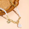 N2209-2 Light Drilling Love Ladies Temperament Necklace Collarbone Chain