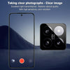 For Xiaomi 14 imak Black Version HD Glass Rear Camera Lens Film, Self-positioning Version
