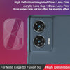 For Motorola Edge 50 Fusion 2pcs/Set imak HD Glass Rear Camera Lens Film