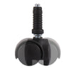 10pcs Swivel Furniture Casters Office Chair Baby Crib Sofa Wheel, Spec: 1 Inch Without Brake