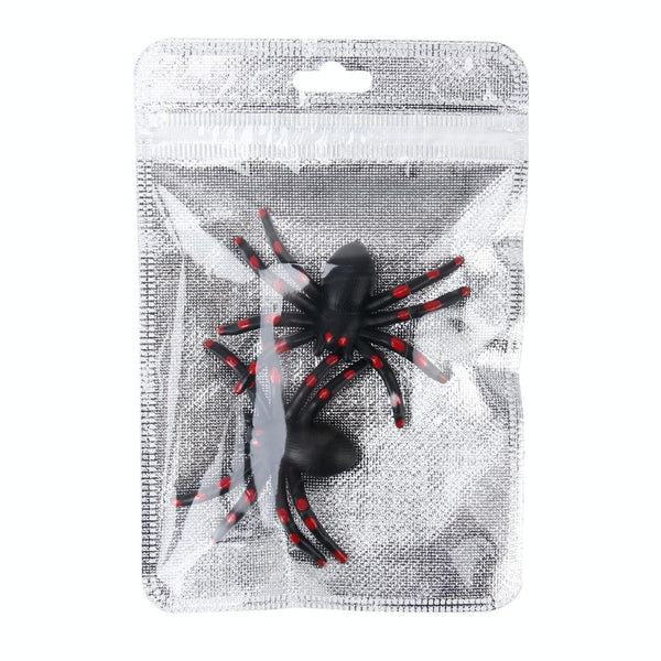 2 PCS Universal Spider Shape Car Motor Bicycle Tire Valve Caps (Red)