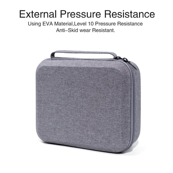 For DJI Mini 2 SE Grey Shockproof Carrying Hard Case Drone Storage Bag, Size: 24 x 19 x 9cm (Black)