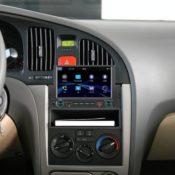 6.2 Inch MP5 Player Single Butt Universal Wired CarPlay Car Monitor, Model: Standard