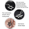 1102 Stainless Steel Necklaces Men Six Pointed Star Pendant, Style: Pendant+Chain