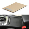 Car Center Console Water Cup Holder Cover Trim for Volkswagen Magotan / CC / Passat, Left Driving(Dark Beige)