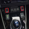 Car QC3.0 Fast Charge USB Interface Modification Charger for Toyota, Cigarette Lighter to Take Power(Red Light)