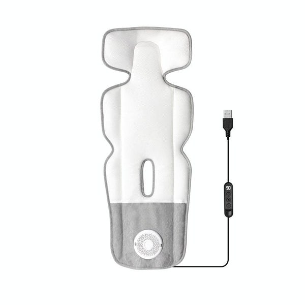 USB Powered Cooling Pad Baby Stroller Seat Cushion with Fan 3 Speed Adjustable Levels, Size: 36 x 88cm(Gray)