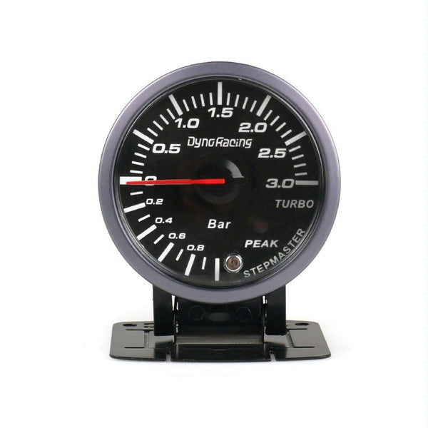 60mm Car Modified 0-3bar Turbocharged Instrument with Bracket