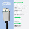 JUNSUNMAY USB 3.0 Male to Micro-B Cord Cable Compatible with Samsung Camera Hard Drive, Length:2m