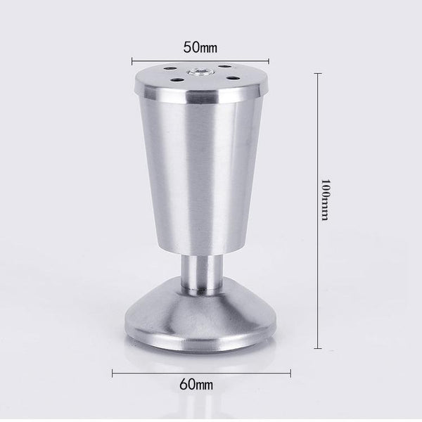 Stainless Steel Thickened Adjustable Foot Cup Type Cupboard Foot, 100mm