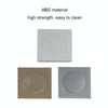 Square Air Conditioning Hole Decoration Cover Wall Hole Plug, Style: Split 5cm White