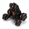 MoFun Five-wheeled Stunt Car 360-degree Swing Arm 2.4G Multifunctional RC Car, Specifications:Single(Black)