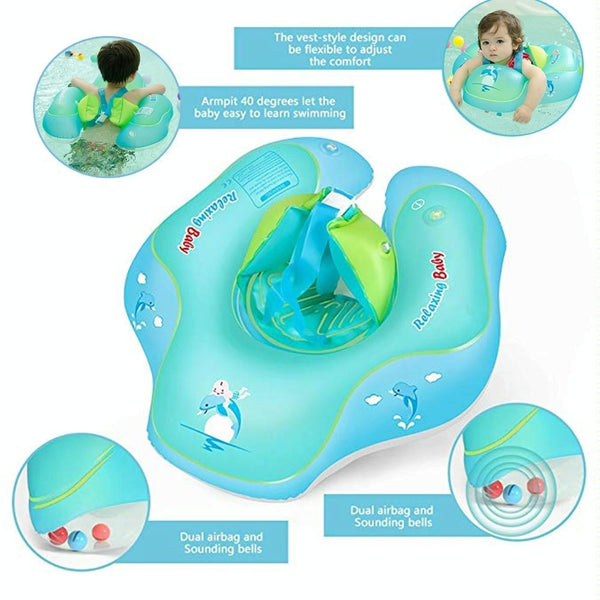 0.3mm PVC Baby Swimming Inflatable Wear-resistant Swimming Circle(S)
