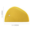 Car Safety Cover Strap Adjuster Pad Harness Seat Belt Adjuster(Yellow)