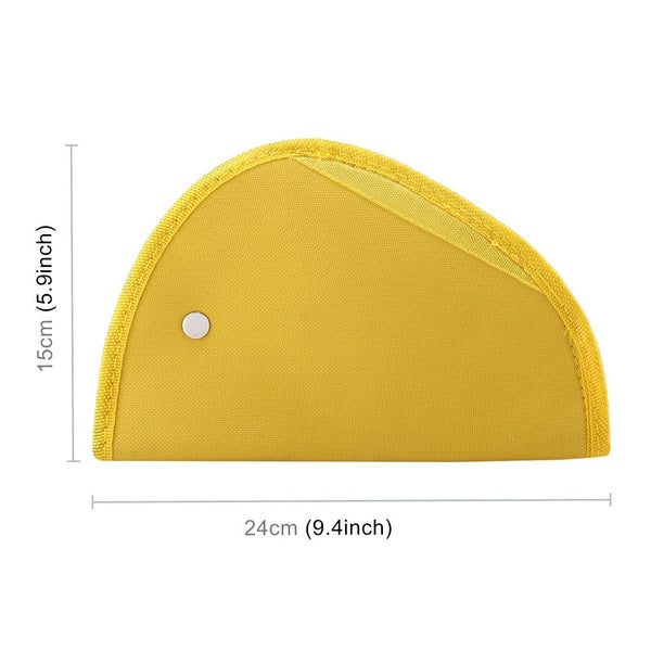 Car Safety Cover Strap Adjuster Pad Harness Seat Belt Adjuster(Yellow)