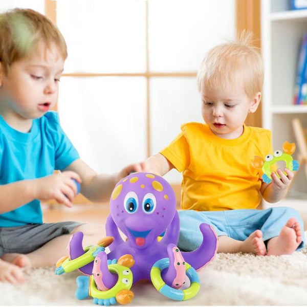 Octopus Throwing Circle Small Octopus Children Bathing Water Toy