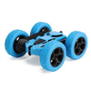 1:24 Double-Sided Stunt Car Rotating Tumbling And Twisting Stunt Car RC Climbing Children Remote Control Car(Sky Blue)