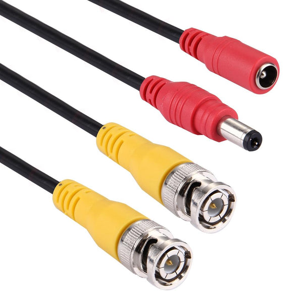 5m RG59 CCTV Cable BNC & Power Pre-made Black