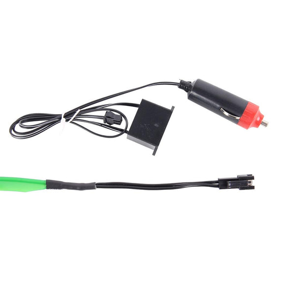 1M Cold Light Flexible LED Strip Light For Car Decoration(Green Light)