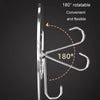 10pcs Transparent Self Adhesive Heart-shaped Hooks Door Wall Multi-Function Key Storage Hanger