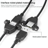 USB 2.0 AM to AF Mount Panel Cable, Length: 90cm