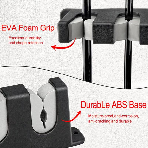 6-hole EVA Fishing Rod Storage Display Rack Club Holder, Color: Vertical Blue