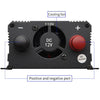 XUYUAN 6000W Car Inverter LCD Display Converter, US Plug, Specification: 12V-110V