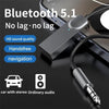 M02 3.5mm AUX Car Audio System Wireless Adapter Car Bluetooth Hands-Free Call Spring Cord