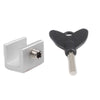 Child Safety Protection Screen Window Limiter Sliding Door Latch With Key, Model: Ordinary Model+Straight Key