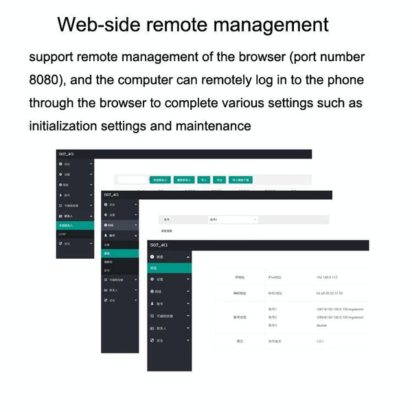 S07 Mobile Handheld WIFI Wireless Phone IP VOIP SIP Phone Support 4G Charging Base Network Phone