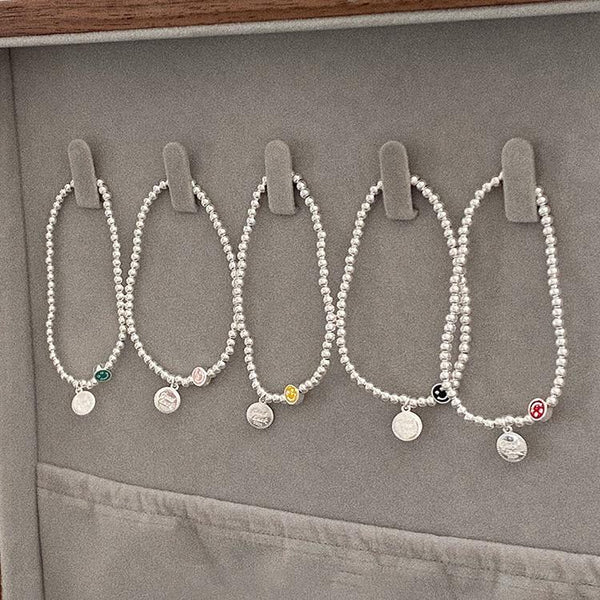 S925 Sterling Silver Gypsophila Beanie Ladies Bracelet, Specification:SL0742