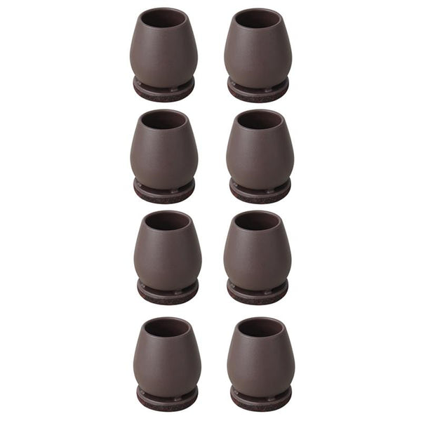 1.25 inch 8pcs /Set 15 Degree Tilt Table And Chair Feet One-Piece Shock-Absorbing Protective Cover For Chairs(Round)