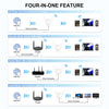 Wavlink AERIAL D4X AX1800Mbps Dual Frequency WiFi Signal Amplifier WiFi6 Extender(EU Plug)
