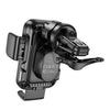 hoco HW10 Jenny Three-axis Linkage Wireless Fast Charging Car Air Outlet Holder(Black)