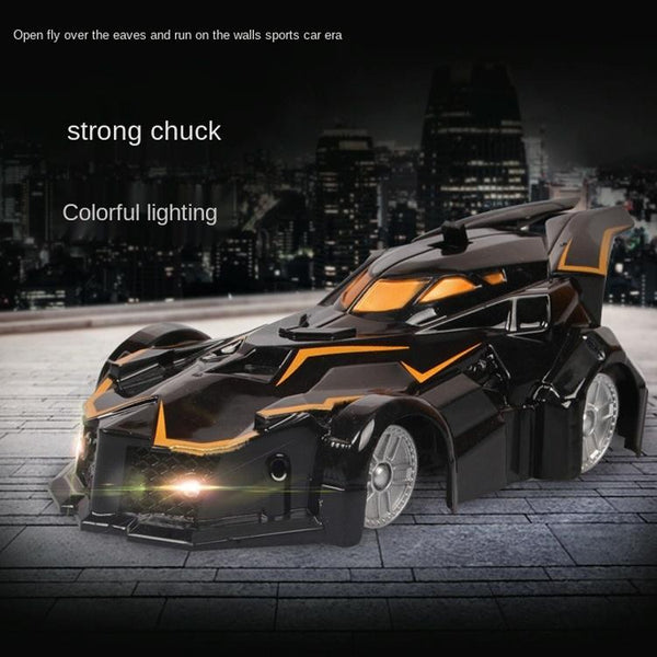 MX-08 1:24 Remote Controlling Wall Climbing Stunt Car Charging Children Drift Toy Car(Black)