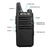 1 Pair RETEVIS RT622 US Frequency 400-480MHz 16CHS Two Way Radio Handheld Walkie Talkie, US Plug(Black)