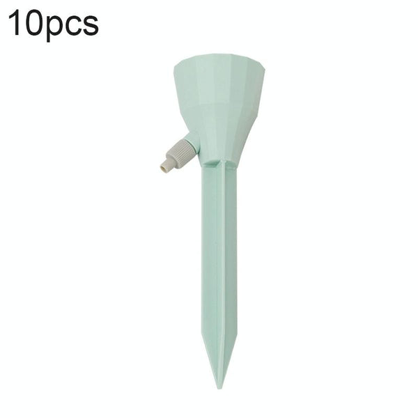 10pcs Household Potted Plant Drip Irrigation Adjustable Automatic Watering Device(Green)