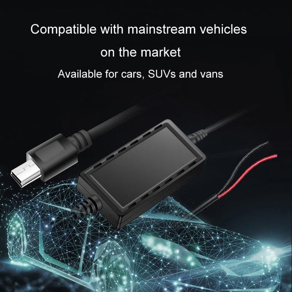 USB Car Charge 12V To 5V Navigation Instrument Reduction Line(Android Left Bend)