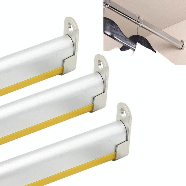 2pcs Wardrobe Closet Rod End Support Bracket Alloy Holder Hardware Furniture Accessories, Style: Thickened