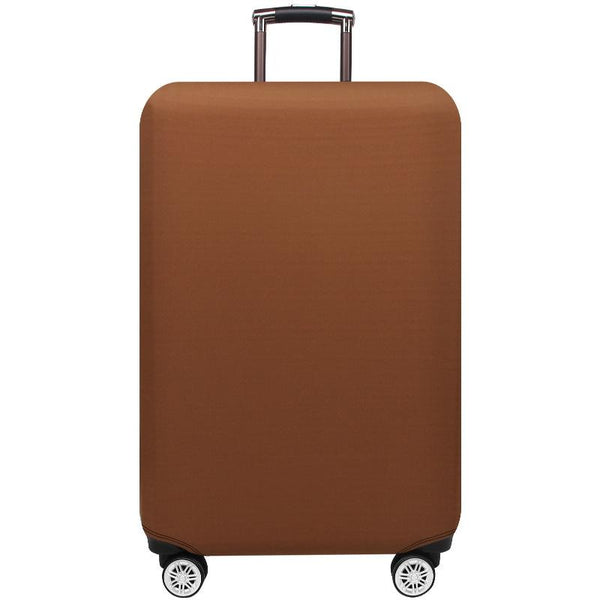 Thickened Wear-resistant Stretch Luggage Dust-proof Protective Cover, Size: S(Coffee)