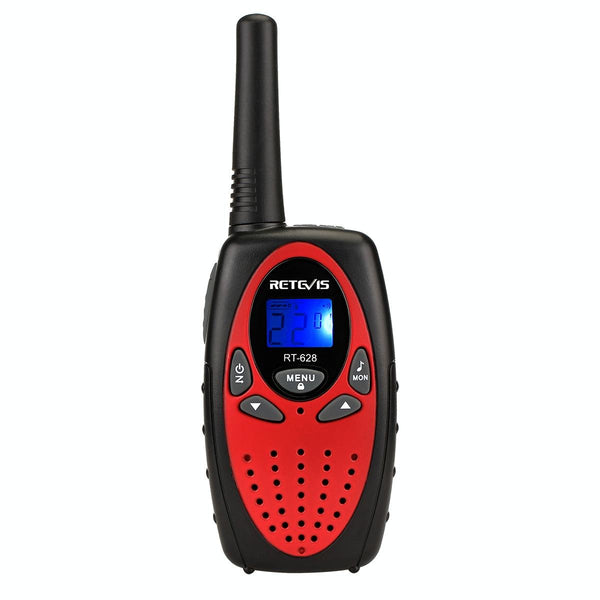 1 Pair RETEVIS RT628 0.5W US Frequency 462.550-467.7125MHz 22CHS Handheld Children Walkie Talkie(Red)