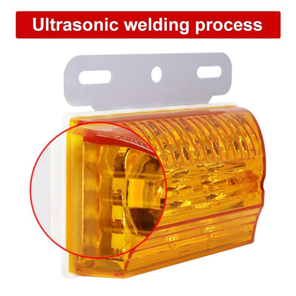 4 PCS ZS-6001 DC24V Car / Truck Side Marker Indicator Lights Bulb Lamp (Red Light)